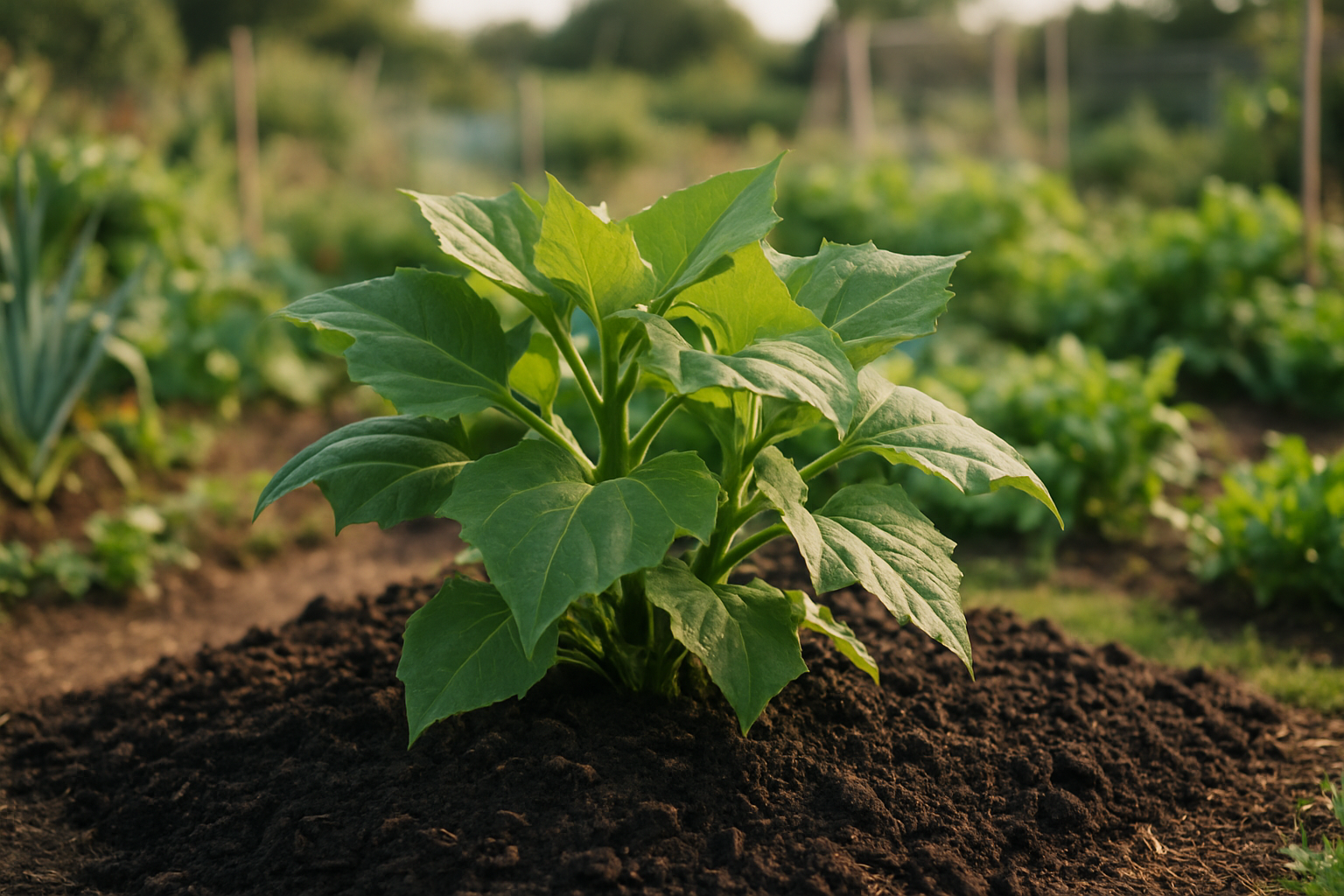 Growing Yacon in Containers & Raised Beds | ROOTS Allotments